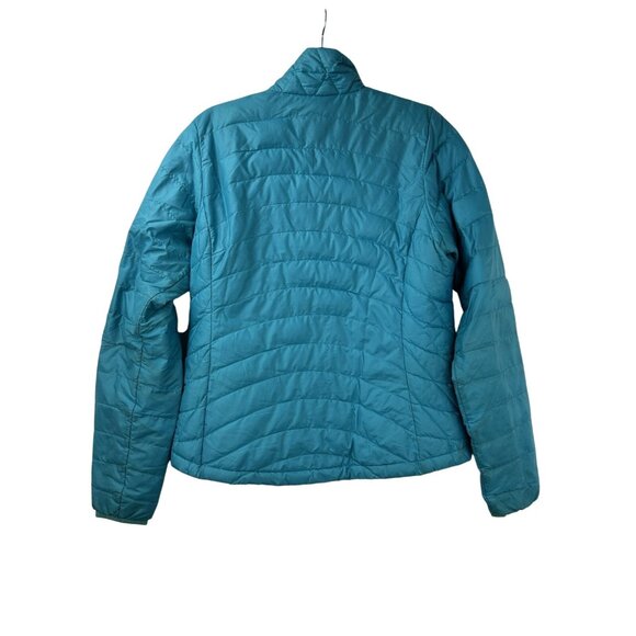 PATAGONIA Women’s Medium Down Puffer Jacket BlueFull Zip Lightweight Coat 8468F0 - Picture 8 of 16